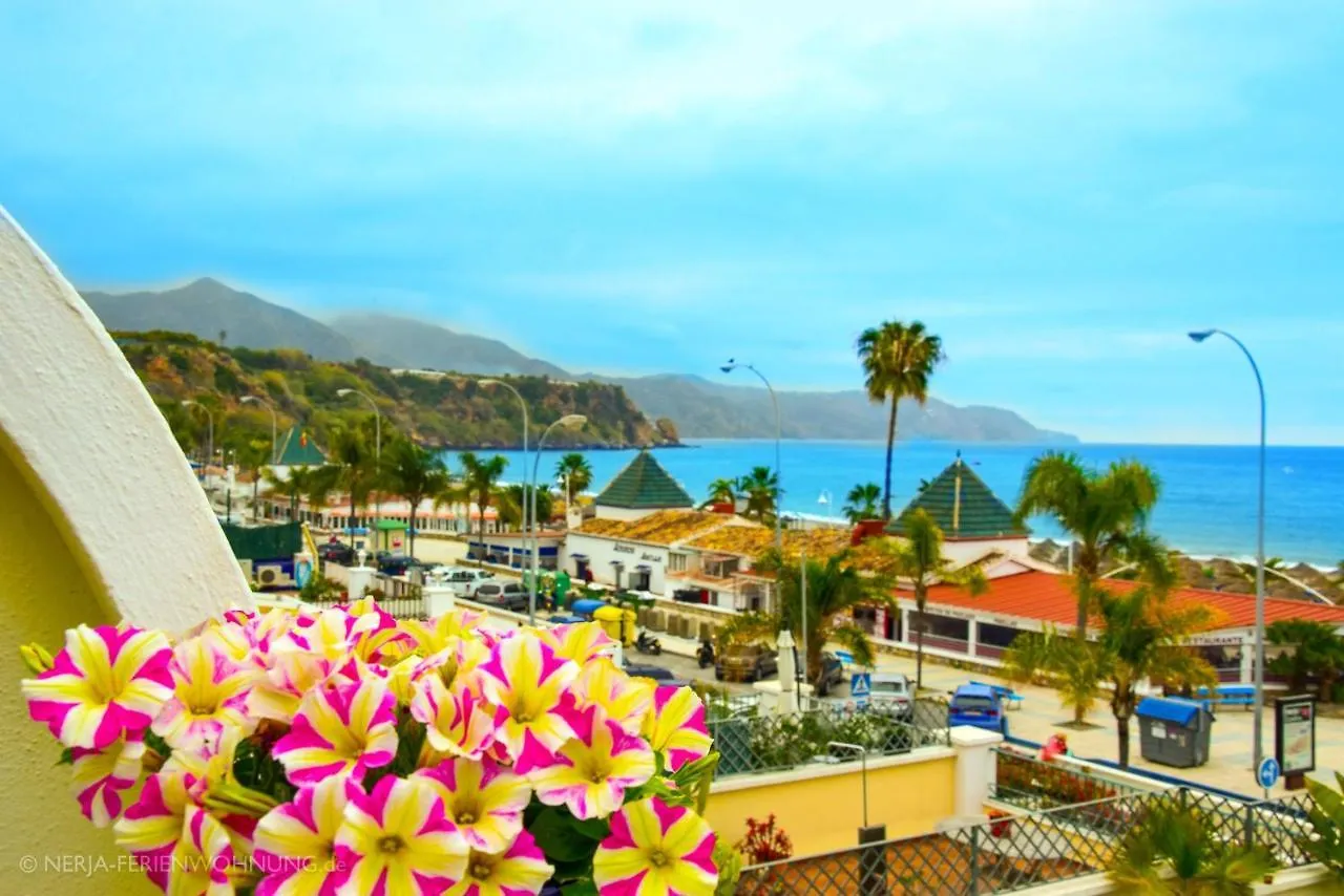2E Ferienwohnung Am Meer Playa Burriana 1 Linea, Erste Strandreihe Nerja Spain